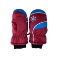 thumbnail image 1 of Yuarrent 3 pares de manoplas para niños, impermeables, Unisex, para clima frío, equipo deportivo, accesorios de esquí portátiles para actividades al Suministros térmicos Rojo Yuarrent HA059231-03B, 1 of 5