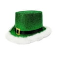 thumbnail image 3 of FVDPWYE Christmas Top Hat Comfortable Decor Elf Hat for Winter Cosplay Role Play Holiday Green, 3 of 8