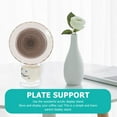 thumbnail image 2 of Clear Teacup Saucer Display Easel Stand Holder Acrylic Saucer Coffee Mug Display Stand, 2 of 9