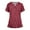 #red, variant on Valentine's Day Under Scrub Tops for Women Love Heart Printed V-Neck Breathable T-Shirts Short Sleeve Professionals Soft Stretch Workwear Shirt with Pockets (White)
