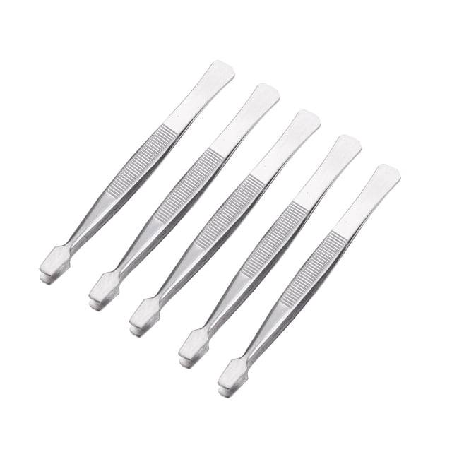 Juego de Pinzas - Pinzas Profesionales de Acero Inoxidable para Cejas - Gran Precisión para Depilación de Vello Facial, Astillas y Encarnados