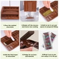Clearance! Chocolate Mold Soap Molds Silicone Snap Bars Making Set