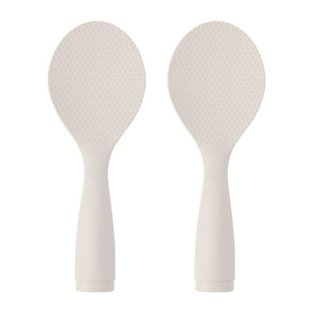 

ENTASSER Rice Paddle Standing Rice Spatula with Non Stick Rice Spoon Paddle Heat Resistant Rice Cooker SpoonStyle 1
