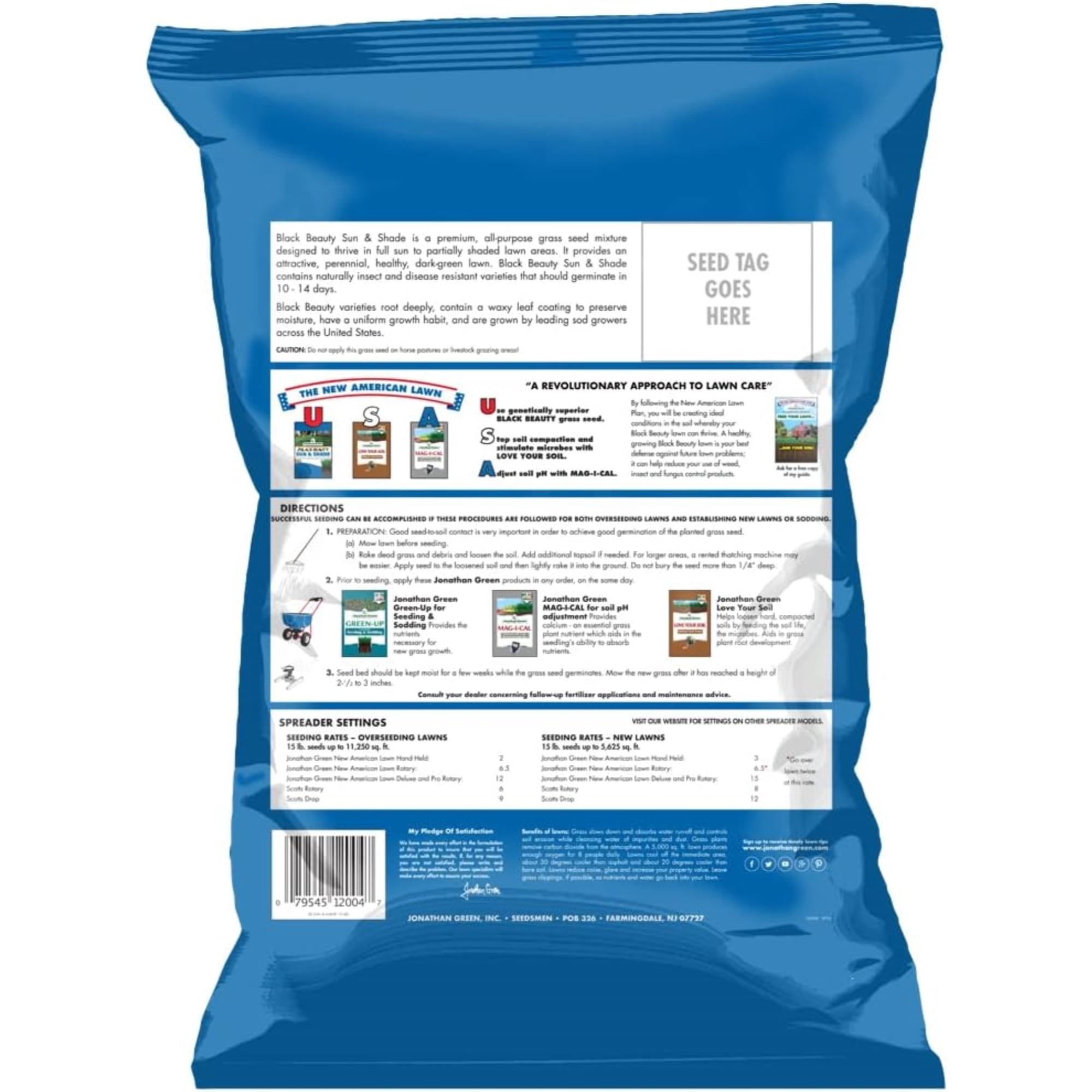 SUN&SHADE SEED MIX 15#