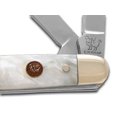 thumbnail image 2 of Hen & Rooster Small Stockman Knife Cracked Ice Celluloid Stainless 303-CI  Cuchillo Hen and Rooster Knives Small Stockman, 2 of 4