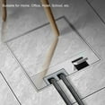 thumbnail image 4 of Floor Electrical Socket, Stainless Steel Junction Box Recessed Outlet Dual 3 Prong Outlets USB Type C Ports Strong Flexibility  for Living Room Kitchen, 4 of 7