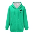 thumbnail image 4 of Gkeoshab Hoodies for Women Hoodies for Women Oversized Sweatshirts Fall Fashion Outfits 2025 Casual Sweaters Tops Fleece Workout Winter Clothes Green XL, 4 of 4