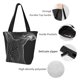 thumbnail image 4 of Balery Geometric Lines Dog Art Bolsa de Hombro con Diseño, Bolsa Grande y Duradera, Bolsa Versátil para Compras, 4 of 6
