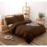 700 Thread Count 100% Egyptian Cotton 3 Piece Duvet Set with Zipper Closure & Corner 3 Pc Duvet Set Solid