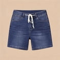 thumbnail image 5 of SBYOJLPB Jeans Shorts for Womens Casual Womens Casual Fashion Denim Shorts with Pocket, 5 of 5