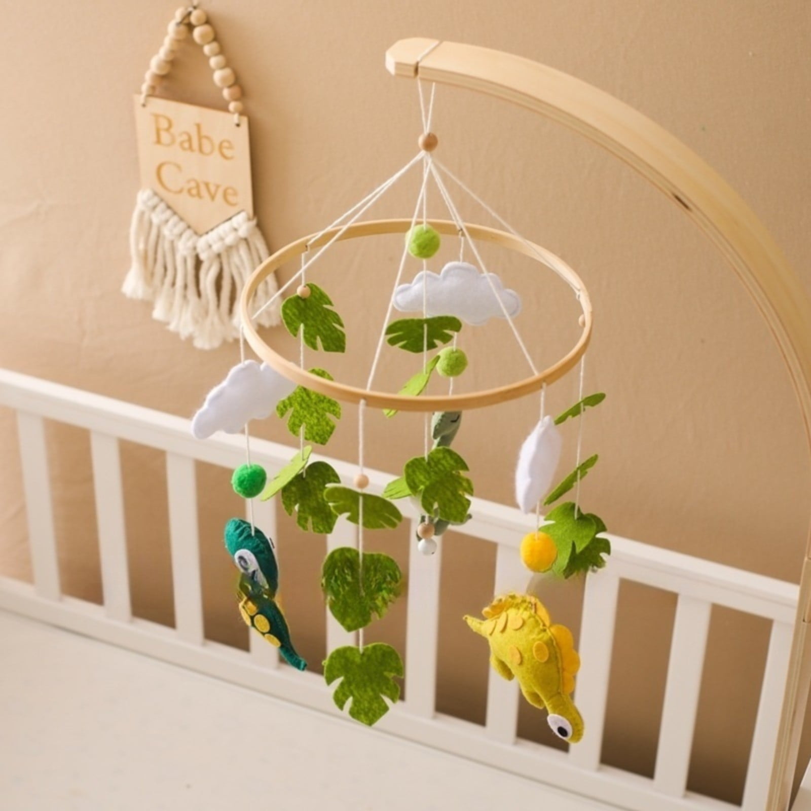 Kjfeif Handmade Baby Crib Mobile, Gender Neutral Nursery Decor for Theme, Lightweight Hanging Mobile, for Baby Nursery Mountain Room Crib Decor