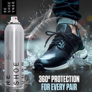 RESHOEVN8R Shoe Protector Spray Waterproof and Stain Repellent Sneaker Protector Spray for Suede Nubuck Canvas and Mesh Quick Dry Water Repellent Spray for Shoes Boots and White Sneakers 6.5oz