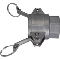 304 Stainless Steel Cam-and-Groove Pipe Fitting Coupler 2" Cam Lock Socket x 2" Female NPT SUS304 SS304