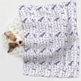 thumbnail image 6 of Yiaed Lavender Flowers Print Dog Blankets-Cat Blanket Washable for Couch Protection,Puppy Blanket, Soft Plush Reversible Throw Furniture Protector-Medium, 6 of 8