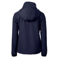 thumbnail image 3 of Women's-Cutter & Buck  Navy Seattle Sounders FC Charter Eco Recycled Full-Zip Anorak Jacket, 3 of 3