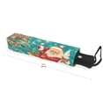 thumbnail image 5 of YAZAOO One-Touch Auto Open Close Rain Umbrella With Creative Merry Christmas with Joyful Celebrations Pattern, 5 of 7