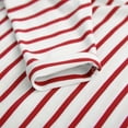 thumbnail image 4 of JSGEK Toddler Girls Striped T Shirt Dress Crewneck Long Sleeve Cotton Casual Loose Spring Summer Dresses Red 4 Years, 4 of 8