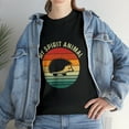 thumbnail image 3 of Vintage Retro Sunset Hedgehog My Spirit Animal T-shirt, 3 of 3