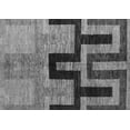 thumbnail image 1 of Ahgly Company Indoor Rectangle Abstract Gray Modern Area Rugs, 2' x 4', 1 of 4