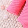 thumbnail image 5 of CAUYDY Little Baby Girl Clothing Newborn Ruffle Sleeve Romper Cute Sets 0 3 6 9 12 18 Months Toddler Photography Outfits Kids Suit Shower Christmas Gift Hot Pink Sizes 6-12 Months, 5 of 5