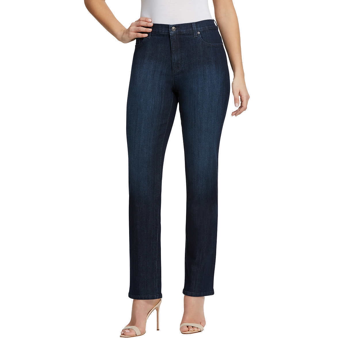 Gloria Vanderbilt Women S Tall Amanda Classic Tapered Jeans Portland T Walmart Com