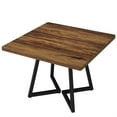 thumbnail image 5 of Demi Bonn 31" Modern Square Dining Table for 4 People, Wood Farmhouse Kitchen Dinner Table for Dining Room, Living Room Furniture, Brown, 5 of 6