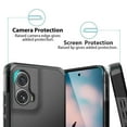 thumbnail image 5 of TJS for Motorola Moto Edge 5G 2024 Phone Case, Dual Layer Hybrid Magnetic Support Shockproof Heavy Duty Cover for Moto Edge 5G 2024 (Black), 5 of 6