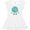 AA-White, variant on Inktastic Furry Monster, Blue Monster, Cute Monster, Silly Girls Toddler Dress