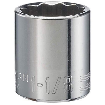 UPC: 0885911588584 | CRAFTSMAN Shallow Socket  SAE  1/2-Inch Drive  1-1/8-Inch  12-Point (CMMT47516)