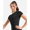 thumbnail image 2 of TriDri TD653 Women's Luxe Fitted Tee-Black-2XL, 2 of 4