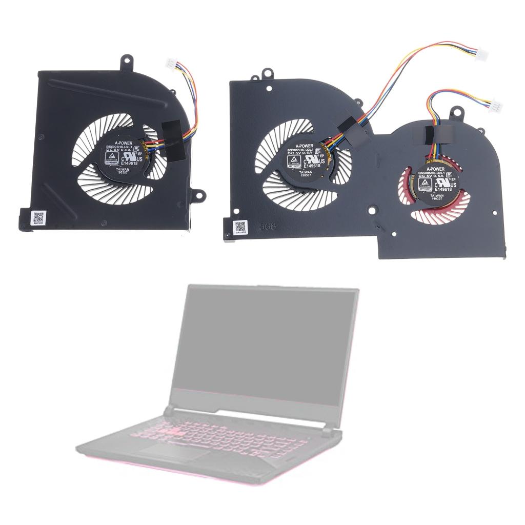 WE-POLUJ CPU Cooler Fan Portable USB Power GPU Radiator for MSI GS65 GS65VR MS-16Q2