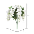 thumbnail image 2 of Vickerman 19 " Wistera Blanc Artificiel Buisson, 2 of 2