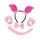 thumbnail image 5 of Diadema con orejas de cerdo, cómoda y elegante, accesorio para disfraz. El conjunto rosa incluye guantes., 5 of 9