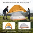 thumbnail image 3 of Naturehike Cloud-Up Tienda de campaña para 1 persona, tienda de campaña ligera para mochilero para un hombre, tienda de campaña ultraligera impermeable para una sola persona, tienda de campaña de dobl, 3 of 5
