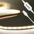 thumbnail image 1 of Tiras de luces LED COB PAUTIX de 5 V alimentadas por USB, 1 of 5