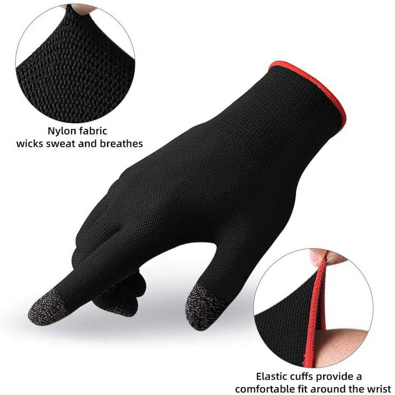 Game Gloves, Anti-Sweat Breathable, Touch Finger for Highly Sensitive Nano-Silver Fiber Material, Dot Silica - Walmart.com Game Gloves, Anti-Sweat Breathable, Touch Finger for Highly Sensitive Nano-Silver Fiber Material, Dot Silica - Walmart.com