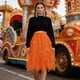 thumbnail image 5 of Faldas Largas para las Mujeres de Verano Estrella en Capas Torta Irregular Mitad de Longitud Malla Lentejuelas Falda, Fondo de la Primavera Casual, 5 of 7
