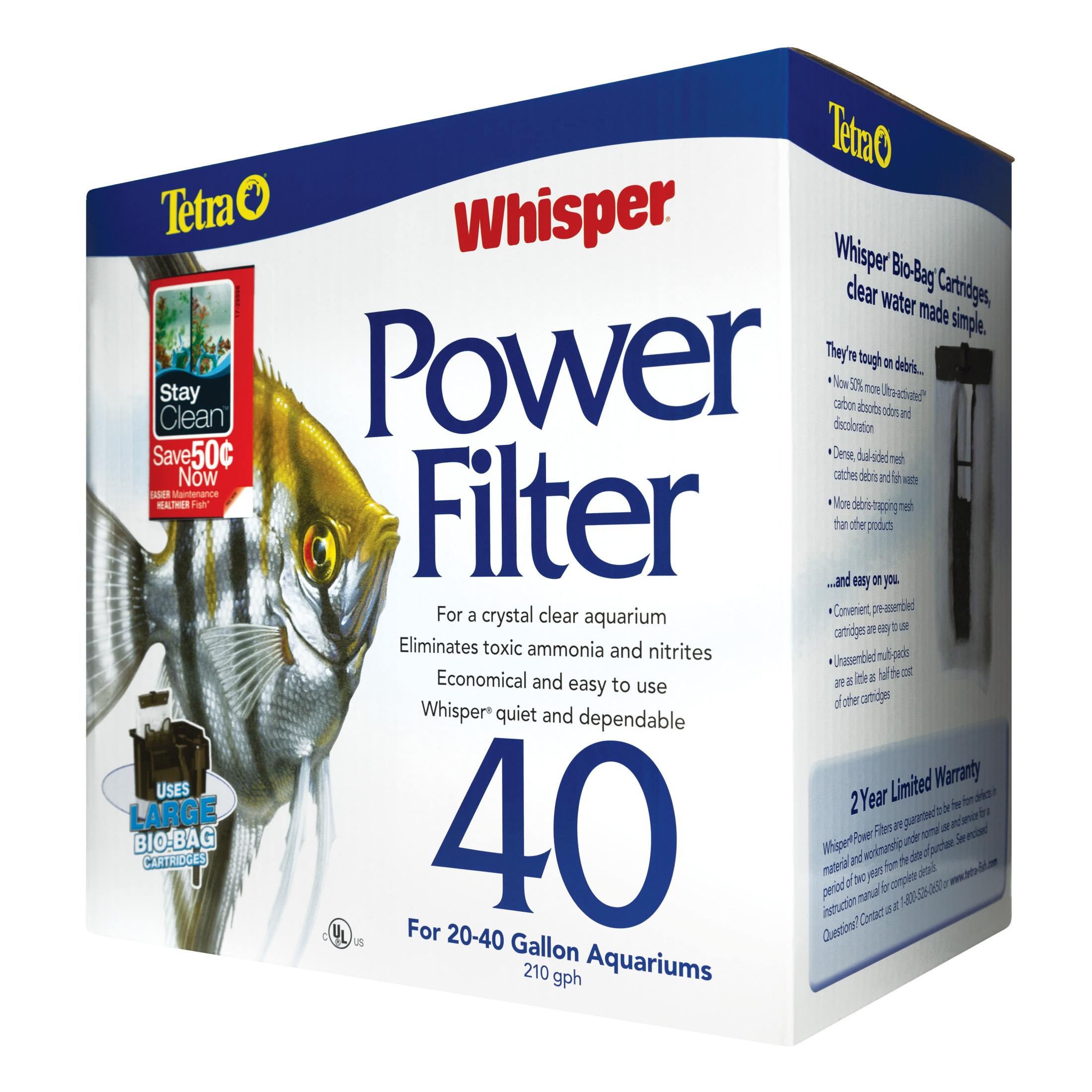 Tetra Whisper Power Filter 40 Gallons