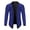 Blue, variant on Fesfesfes Men Cardigan Casual Solid Long Sleeve Shirt Sequin Tops Dance Dress Cardigan Jacket On Sale