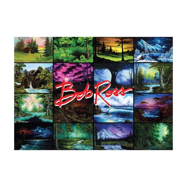 Rompecabezas Toynk Bob Ross Happy Painting 1000 piezas