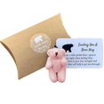 thumbnail image 1 of Mini Plush Bear Box Matchbox Toy Cute Bear Mini Hug Figure Card Box Gift Halloween Xmas Bear Box Mini Cuddly Toy, 1 of 5
