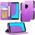 thumbnail image 1 of [PST] Samsung Galaxy S9 Plus Case, Leather Magnetic Card Slot Wallet Folio Flip Case Cover, 1 of 6