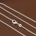 thumbnail image 3 of Esho Sterling Silver Necklace Neck Chain 16/18/20/22/24inch Gift, 3 of 5