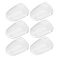 thumbnail image 4 of Nail Color Board Tips, Professional Clear Glass Nail Art Display 50pcs Round Head Water Drop DIY  for Nail Beauty, 4 of 8