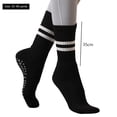 thumbnail image 3 of Calcetines de baile antideslizantes Algodón Pilates Yoga Mujer Fitness Tobillo Calcetines (Negro), 3 of 4