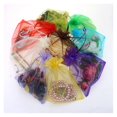 thumbnail image 5 of ZHAOCHENG Bolsa de regalo, 10 unidades, bolsas de organza transparentes, caja de dulces para bodas, embalaje para fiestas de cumpleaños, caja de regalo, envoltura de usos múltiples (color: rosa, tamañ, 5 of 5
