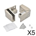 thumbnail image 1 of Bisagras de puerta de vidrio Macarena bisagras de gabinete Resistentes con Tornillos Dorado claro, 1 of 4