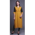thumbnail image 2 of Bimba Robe Longue en Rayonne Imprimée Tunique Droite pour Femmes Haut Indien, 2 of 6