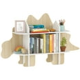 thumbnail image 1 of Qaba Kids Bookshelf, Kids Bookcase, Toy Storage Organizer, Dinosaur Themed, 1 of 10