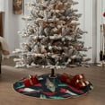 thumbnail image 6 of Balery Fishing Lure Printed Christmas Tree Skirt , Merry Christmas Party Christmas Tree Decoration,Adjustable Tree Skirt-48", 6 of 8